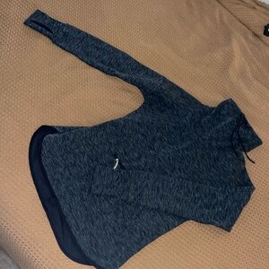 Champion gray/white pullover with tie turtle neck (never worn)